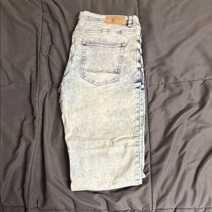 Men's Denim Slim Jeans in Light Blue